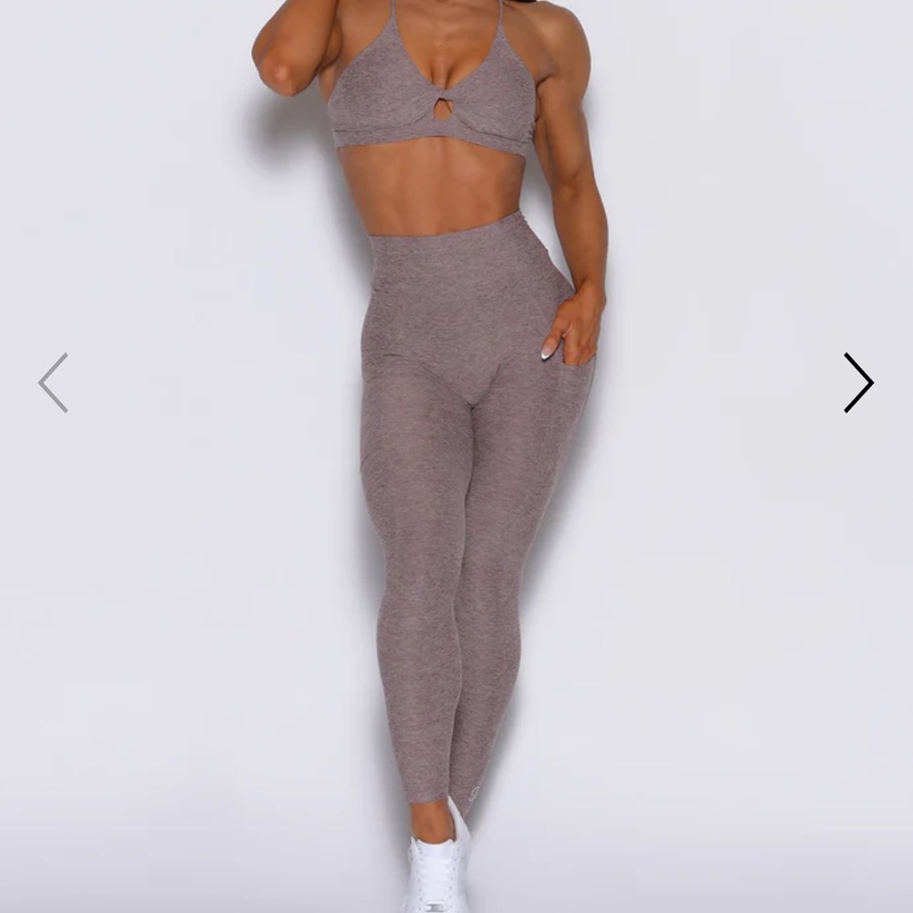 Bombshell Sportswear Curves Leggings in London Fog